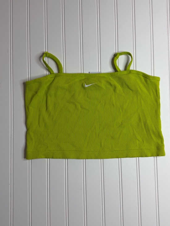 Nike Tops - Nike Women's Neon Green Ribbed Cropped Camisole